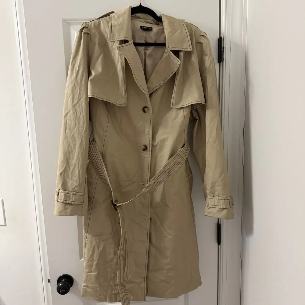 NWOT City Chic $198 Size 20 2X Trench Coat Belted